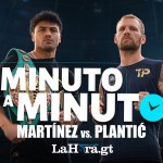 El boxeador guatemalteco Lester Martínez durante su preparación para enfrentar al croata Luka Plantić en Los Ángeles.