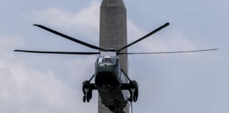 El helicóptero de Donald Trump tuvo un acercamiento en vuelo con un avión comercial en Washington
