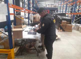 PNC y SAT decomisan mercadería valorada en más de Q9 millones en la frontera de Chiquimula PNC, SAT, Chiquimula, Aduana El Florido, decomiso de mercadería
