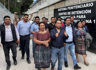 Luis Pacheco y Héctor Chaclán salen de la cárcel en Mariscal Zavala.