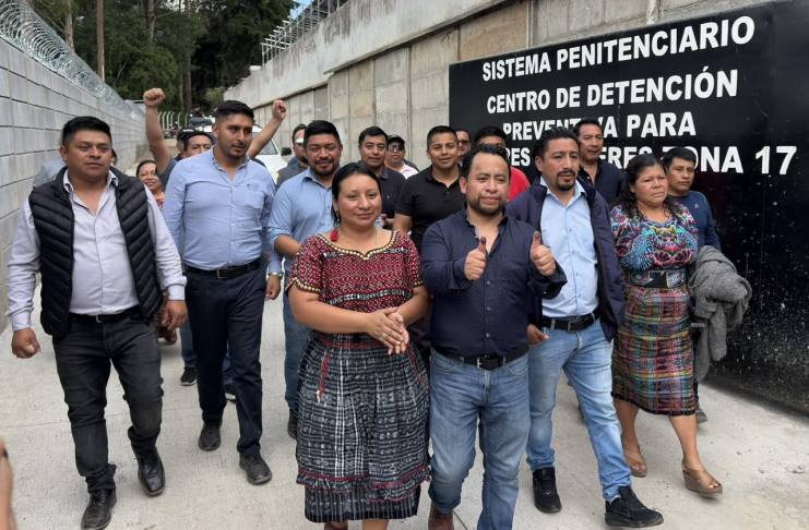 Instituto para el Clima, la Democracia e Inclusión aplaude liberación de dirigentes Luis Pacheco y Héctor Chaclán Luis Pacheco y Héctor Chaclán salen de la cárcel en Mariscal Zavala.