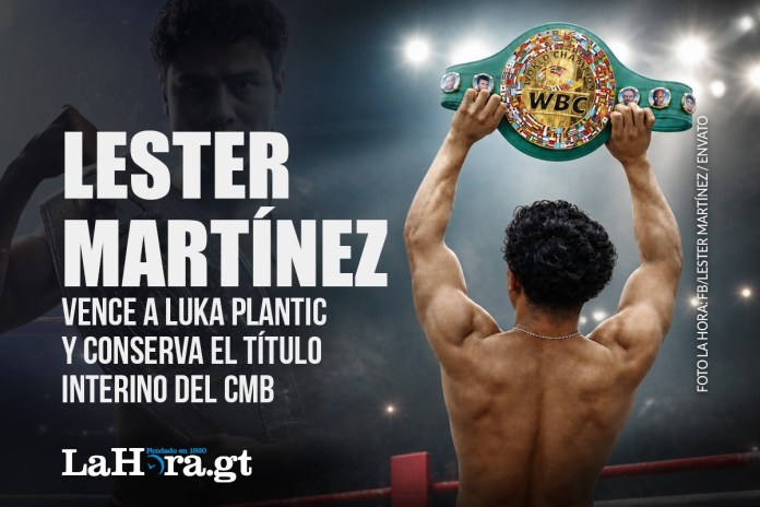 Lester Martínez conserva el título del CMB. Arte La Hora: Alejandro Ramírez.