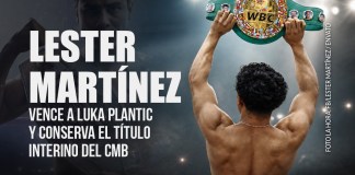 Lester Martínez conserva el título del CMB. Arte La Hora: Alejandro Ramírez.