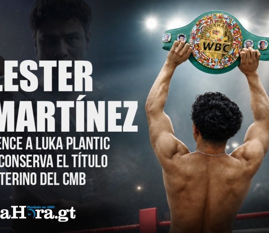 Lester Martínez conserva el título del CMB. Arte La Hora: Alejandro Ramírez.