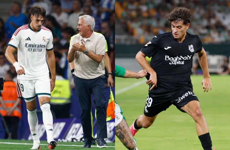 Real Madrid vs. Real Sociedad: Fecha, hora y dónde ver el regreso de Mourinho al Bernabéu El Real Madrid, en el regreso de José Mourinho al Estadio Santiago Bernabéu, recibe a la Real Sociedad en un partido pendiente de la primera jornada de LaLiga.
