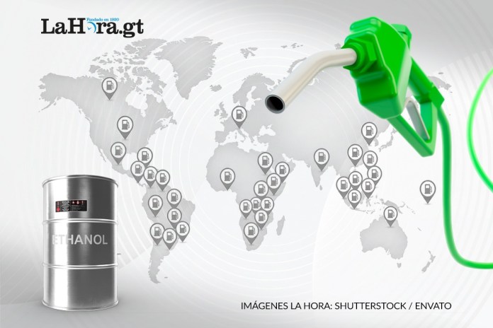 Representación de países en donde se utiliza una mezcla de etano con gasolina regular. Arte La Hora: Alejandro Ramírez