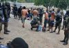 Requisa realizada en el centro de detención Los Jocotes en Zacapa. Foto La Hora: Sistema Penitenciario