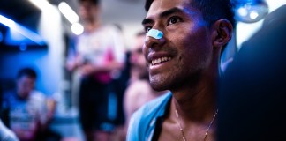 La caída de Sergio Chumil en la Vuelta a España desata análisis sobre la seguridad en el ciclismo Sergio Chumil, el ciclista guatemalteco que participaba en la Vuelta a España. Foto La Hora: Burgos Burpellet BH