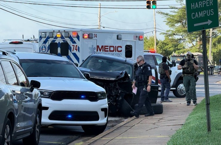 El incidente en Carolina del Norte, donde un joven guatemalteco, Moses, chocó contra otro vehículo mientras huía de ICE. Foto La Hora: FB Siempre NC