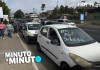 Taxistas se preparan para marchar hacia el Congreso en rechazo al alza de los combustibles Taxistas se movilizarán hacia el Congreso y plantean eliminar impuestos a los combustibles. Foto La Hora: José Orozco.