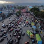 El tráfico en varios sectores de Guatemala, como la calzada Roosevelt y Villa Nueva, se mantiene pesado durante las primeras horas de este 18 de agosto.