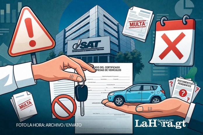 Traspaso de vehiculos El cambio de propietarios de un vehículo ante las SAT deriva en que esta persona continúe vinculada al automotor. Foto: La Hora/ Envato /Alejandro Ramírez