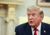Trump que amenazó este lunes con bombardear "sin piedad" Omán si se interpone en el diálogo entre Washington y Teherán. Foto La Hora: EFE