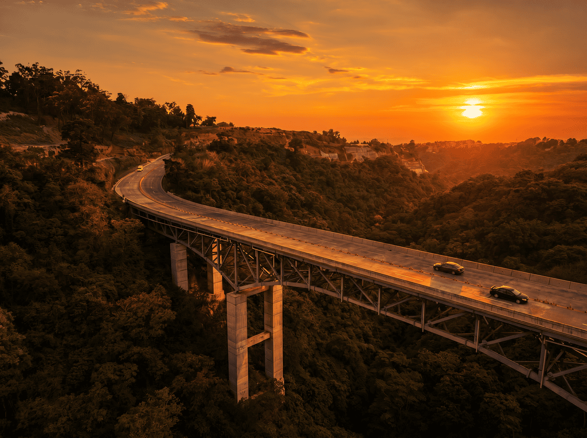 El desarrollo de Carretera VAS fue gradual hasta tener tres tramos diferentes. Foto: Cortesía VAS