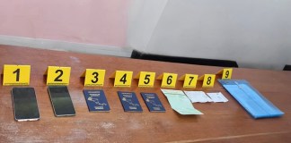 Evidencia incautada durante operativo. Foto La Hora: PNC