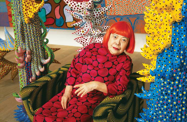 Yayoi Kusama. Foto La Hora: The Wall Street Journal/Nobuyoshi Araki