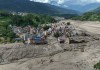 Vista aérea de viviendas dañadas en Trishuli Bazar tras una inundación repentina, en el distrito de Nuwakot, Nepal, 26 de agosto de 2026. Foto La Hora: EFE