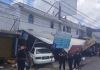 Accidente de tránsito registrado en el bulevar principal en Ciudad Quetzal. Foto La Hora: Asonbomd