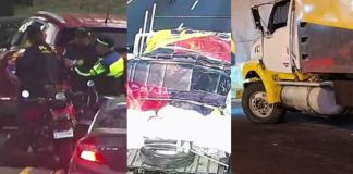 Accidentes afectan el tránsito