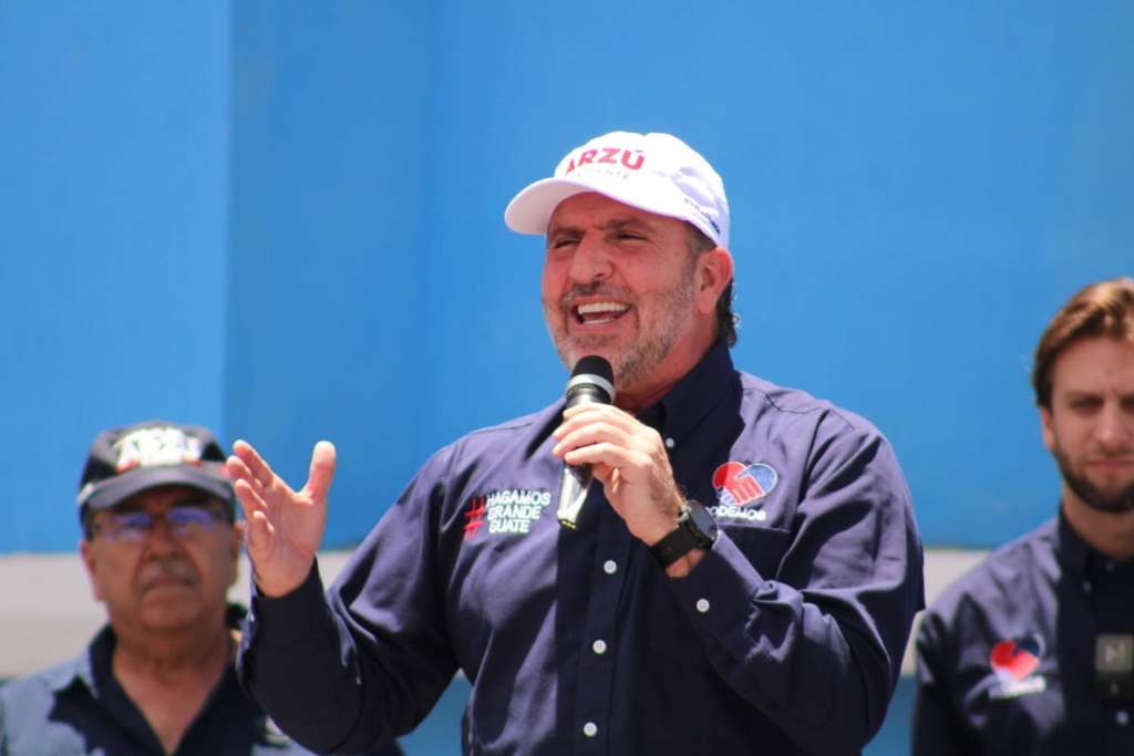 Roberto Arzú en el proceso electoral de 2023. Foto La Hora: Roberto Arzú
