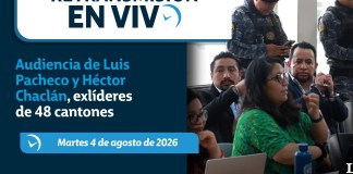 Audiencia de revisión de medidas de Luis Pacheco y Héctor Chaclán.