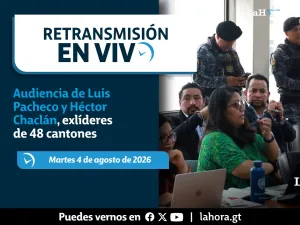 Retransmisión: audiencia de Luis Pacheco y Héctor Chaclán, exlíderes de 48 cantones