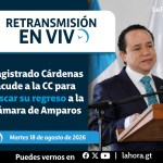 Audiencia en la CC por amparo del magistrado Estuardo Cárdenas