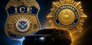 Un vehículo utilizado por ICE fue donado a la PNC a través de la embajada de EE. UU. en Guatemala.