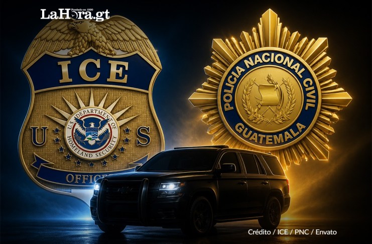 Un vehículo utilizado por ICE fue donado a la PNC a través de la embajada de EE. UU. en Guatemala.