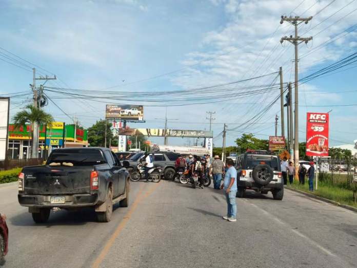 bloqueoMundo Maya - foto NotiSur Peten
