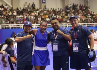 Victoria Chiroy, se coronó como la primera mujer en obtener el oro en Boxeo durante los Juegos Centroamericanos y del Caribe 2026. Foto La Hora: Federación Nacional de Boxeo.