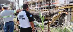 Dos personas resultan heridas tras el colapso de un entarimado en obra de construcción en zona 2