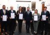Mientras CSJ recibe reconocimiento en Antigua Guatemala, Cámara Penal posterga petición en caso del secuestro de siete víctimas La Cámara Penal de la CSJ suspendió una audiencia para conocer una petición para elevar un caso a un juzgado de Mayor Riesgo mientras magistrados gastaron su tiempo en recibir un reconocimiento. Foto La Hora: OJ