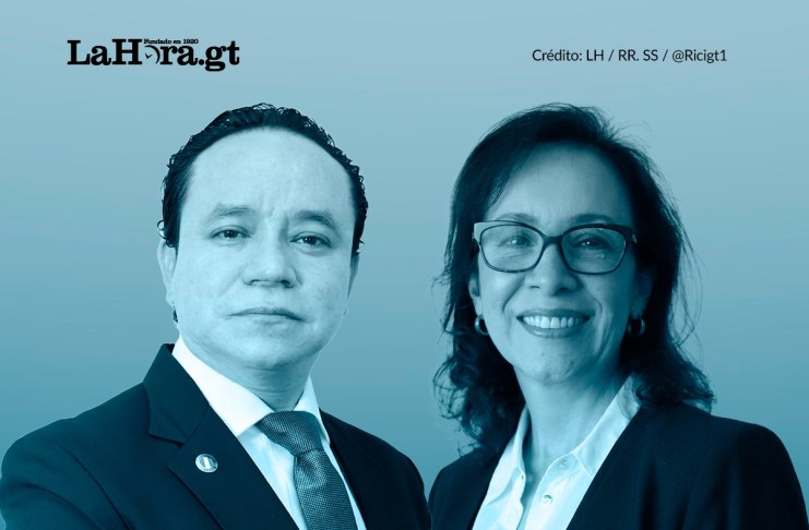 Los magistrados Estuardo Cárdenas y Flor de María Gálvez solicitaron medidas ante la CIDH. Foto: La Hora