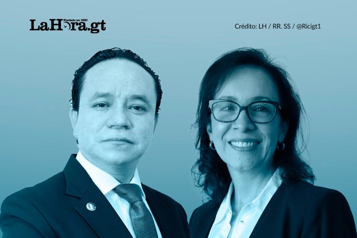 cardenas galvez Los magistrados Estuardo Cárdenas y Flor de María Gálvez solicitaron medidas ante la CIDH. Foto: La Hora