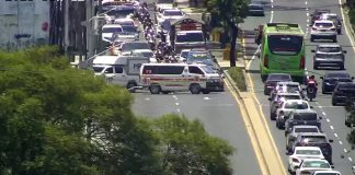 Complicaciones en el tránsito se registran en el Puente Belice.