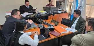 Por diversas circunstancia, el Juzgado Décimo Penal suspendió una vez más la audiencia de primera declaración del exfiscal Stuardo Campo dentro del tercer proceso en su contra. Foto La Hora: Sergio Osegueda