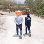 Construcción de un bypass para recuperar la conectividad en el sector. Foto La Hora: CIV.