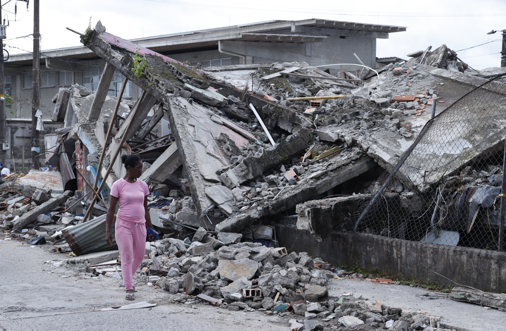 El terremoto de Colombia fue el 10 de agosto recién pasado. Foto La Hora: EFE