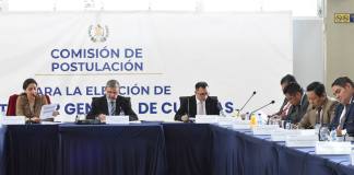 La Comisión de Postulación para titular de la Contraloría General de Cuentas (CGC) fijó el perfil para quien busque ocupar el cargo. Foto La Hora: José Orozco