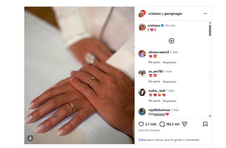 La pareja, según Vouge, se llevó a cabo en la intimidad del círculo más cercano en Portugal. Foto La Hora: EFE