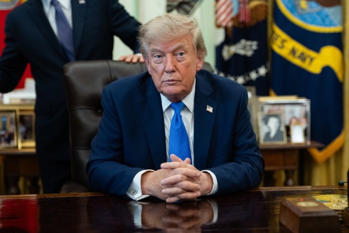 Archivo del presidente de EE. UU. Donald Trump. Foto La Hora: EFE