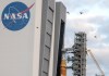 Imagen de archivo de un cohete de SpaceX en una plataforma de despegue de la NASA. Foto La Hora: EFE