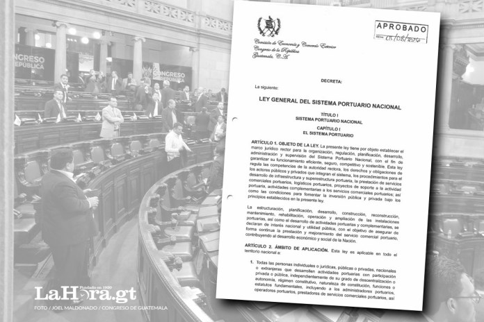 El Congreso aprobó la Ley del Sistema Portuario