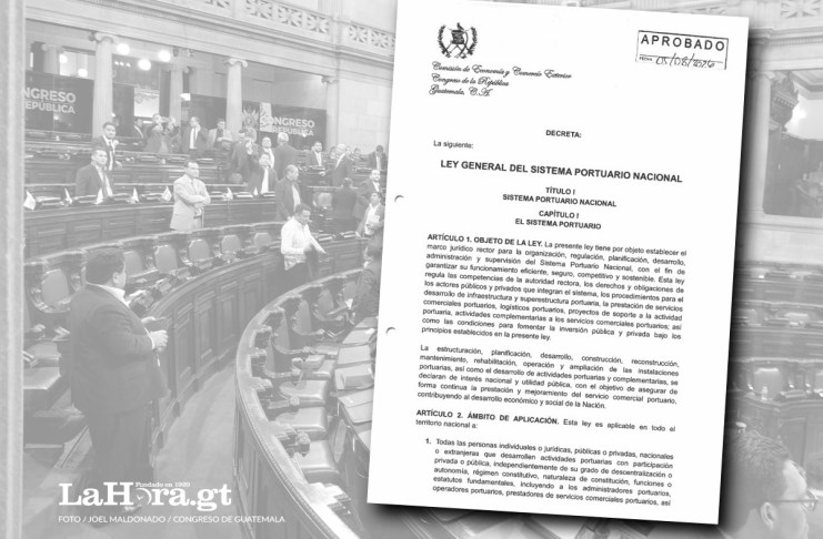El Congreso aprobó la Ley del Sistema Portuario