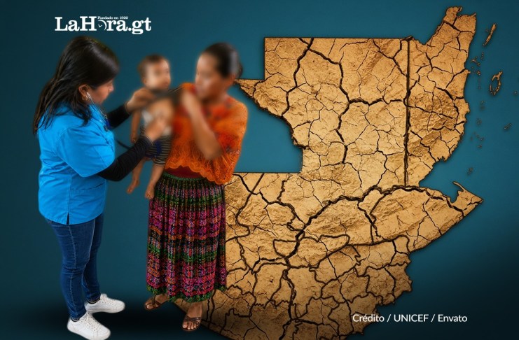 Con casi 50% de la niñez guatemalteca sufriendo de desnutrición crónica, el gobierno de Arévalo ahora se enfrenta a la crisis alimentaria por las condiciones climáticas de 2026. Imagen La Hora: Roberto Altán.