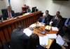 El Juzgado Segundo Penal inició la audiencia de etapa intermedia por el caso de la compra de un edificio para el MP ubicado en la zona 5. Foto La Hora: Daniel Ramírez