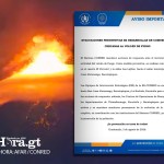 Autoridades iniciaron evacuaciones preventivas ante intensa actividad del Volcán de Fuego. Foto La Hora: Alejandro Ramírez