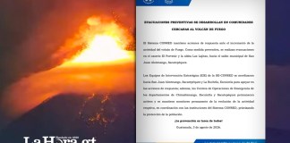 Erupción volcán de Fuego: inicia evacuación preventiva en El Porvenir y Las Lajitas, Sacatepéquez Autoridades iniciaron evacuaciones preventivas ante intensa actividad del Volcán de Fuego. Foto La Hora: Alejandro Ramírez