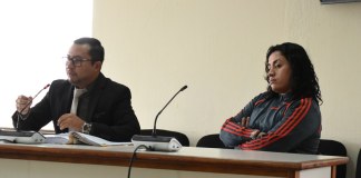 El Tribunal Tercero de Sentencia Penal condenó a supuesto estilista implicados en robos en centro comercial de la zona 1, pero no como lo solicitó el MP. Foto La Hora: Daniel Ramírez